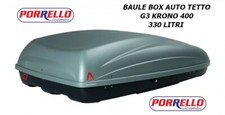 BOX AUTO BAULE PORTATUTTO DA TETTO KRONO 400 UNIVERSALE G3 330 LT