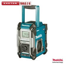 Makita MR002GZ Radio da cantiere AM/FM e Bluetooth unità nuda blu