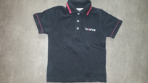 Polo nero maniche corte - nero,