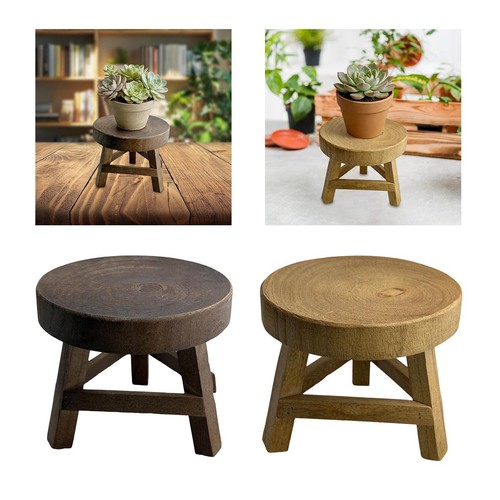 Sgabello per piante - in, legno