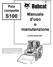 CD Libretto manuale opuscolo  USO E MANUTENZIONE  BOBCAT S100 IN ITALIANO CD