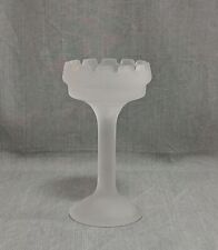 Portacandele Partylite in Vetro Smerigliato – Altezza 18,5 cm – Elegante 