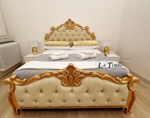 Letto matrimoniale barocco - letto,