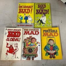 Mad Magazine Paperback books. Lotti Di 4 Fumetti Al Jaffee Sergio Aragonés