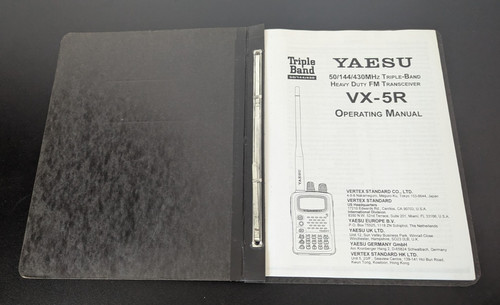 Yaesu manuale di - yaesu, vx-5r
