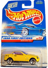 Hot Wheels Mercedes SLK Yellow