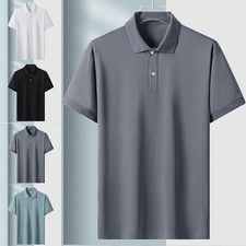 Camicie con risvolto in seta di ghiaccio eleganti e comode da uomo nella stagion