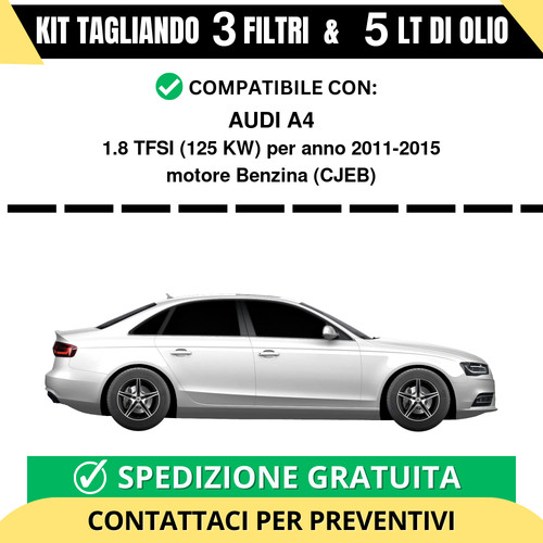 Tagliando per audi 8 - audi, 1.8