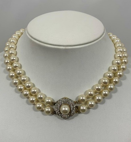 Swarovski collana perle con - swarovski,