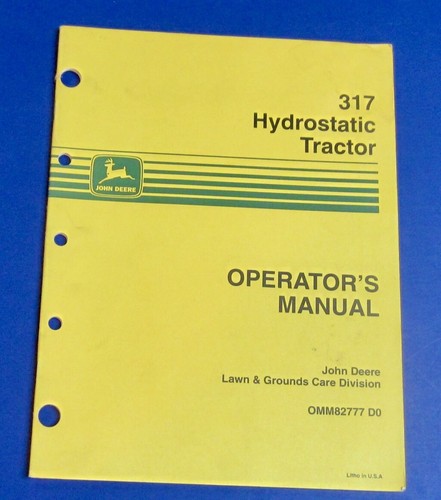 Manuale operatore trattore - manuale,