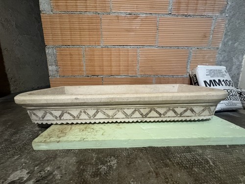 Antico lavandino pietra - lavandino, in