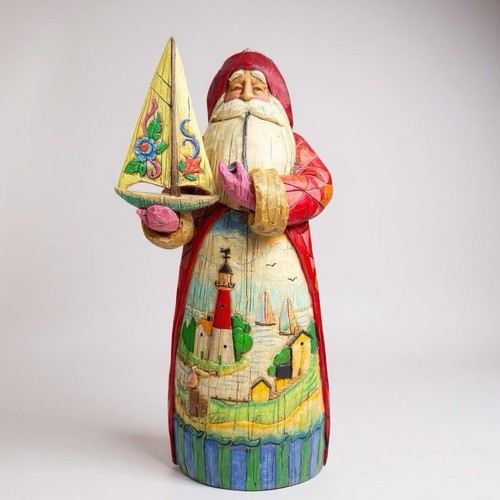 Jim shore babbo natale - natale, una
