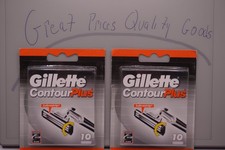 Gillette Contour Plus Confezione da 20 Cartucce Ricarica Lama (Come Atra Plus)