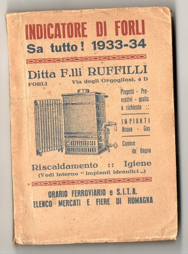 Indicatore forli 1933 - di,