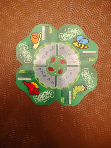 Biglietto lotteria colpo - lotteria, "colpo