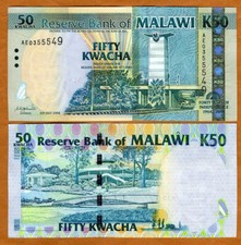 Malawi, Africa, 50 Kwacha, 2004, P-49, commemorativo UNC, indipendenza