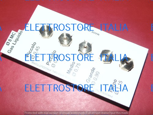 Kit iniettori ugelli 8mc gpl - kit,