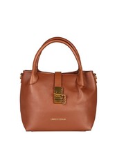 Enrico Coveri Borsa donna a mano con doppi manici - cuoio