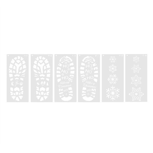 Stencil natalizi per dipingere - stencil,