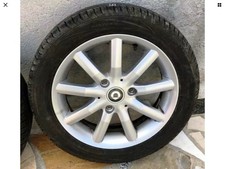 4 Ruote Smart 450 Originali + gomme Invernali Al 90%