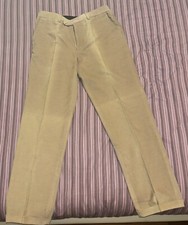 Pantaloni Velluto Beige Uomo