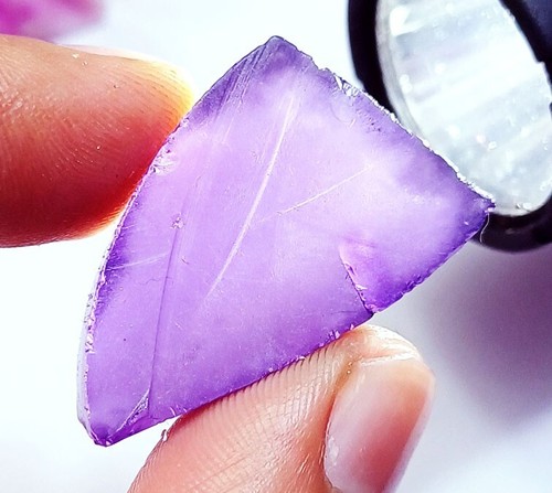 Zircone viola naturale grezzo - zircone,