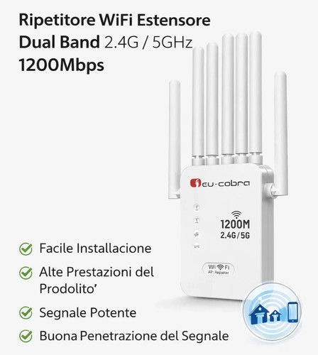 Ripetitore wifi 1200mbps - wifi,