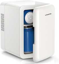 Mini Frigo 4L Portatile - Frigo Da Camera, Frigo Da Ufficio & Mini Frigo Auto, D