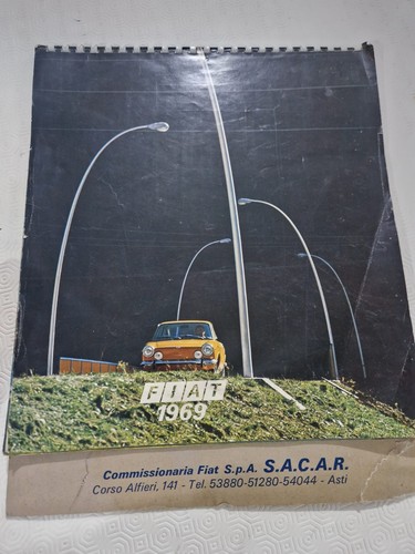 Fiat calendario 1969 italiano - 1969,