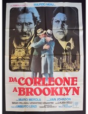 manifesto DA CORLEONE A BROOKLYN maurizio merli mario merola umberto lenzi A314