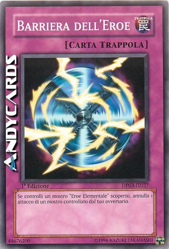 Barriera dell eroe - barriera, (hero