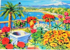 GIORGIO CESATI  su TELA cm.50