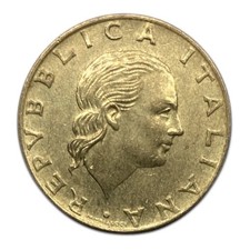 1978 Italy 200 Lire Coin - KM#