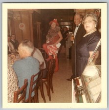 Vintage colore snapshot donna