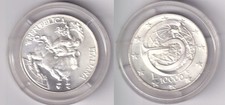 ITALIA 10000 LIRE ARGENTO 1995 CONFERENZA DI MESSINA  PROOF