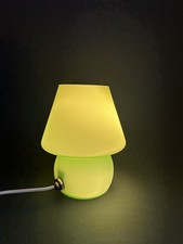 Lampada Da Tavolo A Fungo In Vetro Opalino