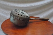 Antico Scaldaletto Scaldino Porta Braciere in Rame fine '800