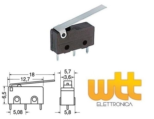 Micro deviatore finecorsa - , da