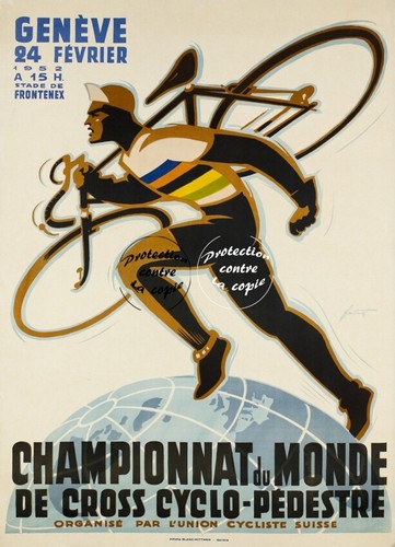 Genève cross cyclo 1952 - cyclo,