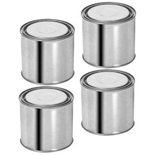  4 Pcs Barattoli Latta Vuoti