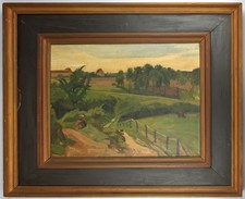 Friis, paesaggio. 1923. [Olio su tela, incorniciato / oil on canvas, framed].