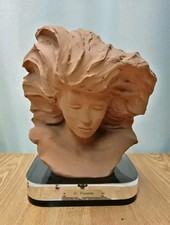 Gianni Visentin scultura terracotta mezzo busto terracotta origine