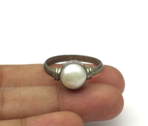 Anello vintage uomo con - anello,