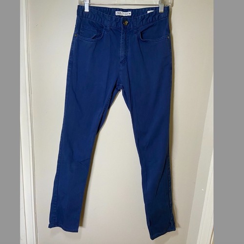 Pantalone skinny zara blu navy - zara,