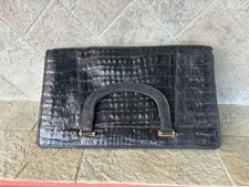 Borsa Vintage Signora Anni 80 Coccodrillo 