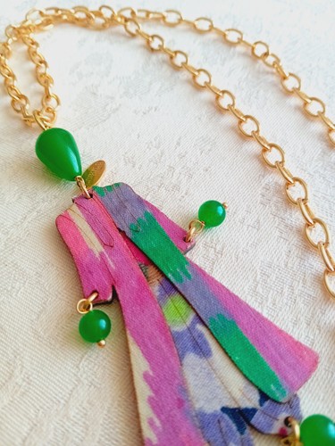 Collier long créateur - collier,