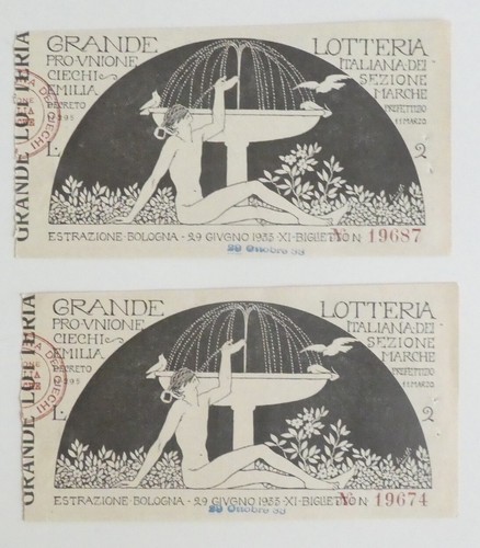 Biglietti lotteria unione - biglietti,