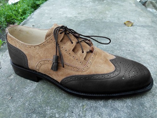 Scarpe uomo bicolore fatte - , a