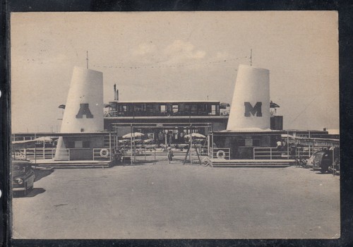 Cartolina fregene stabilimento - cartolina,