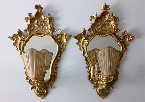 Due cornici lampade specchiere - due,